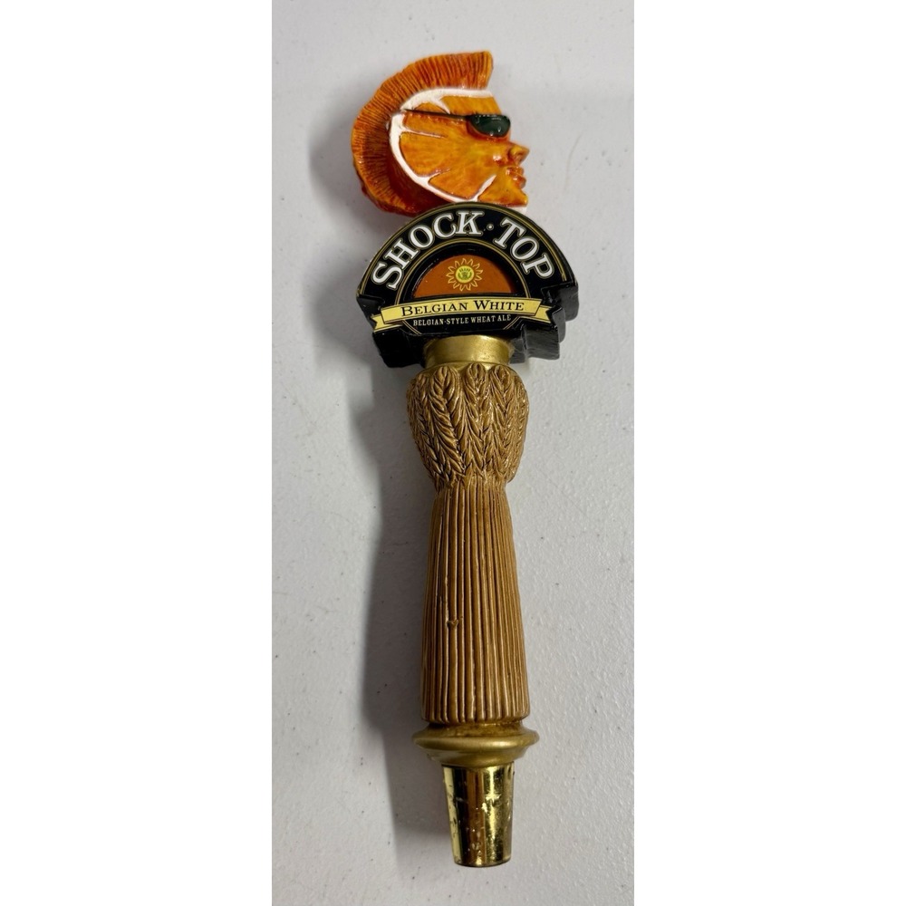 Shock Top Tap Handle Orange Slice Mohawk Bar Kegerator Beer 11"